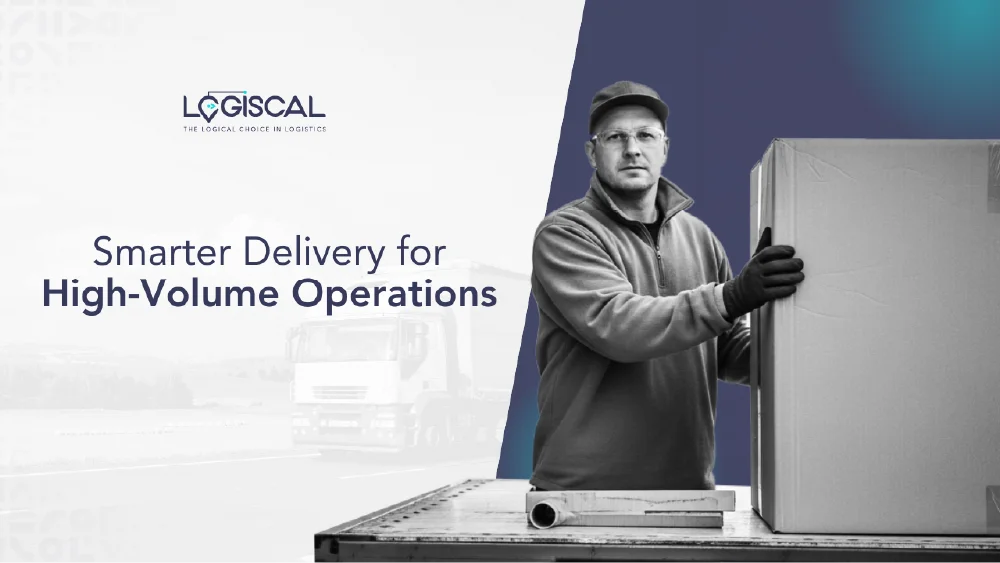 high-volume logistics operations with structured routing systems